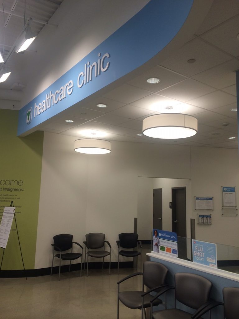 Does Walgreens offer walk-in health care clinics?