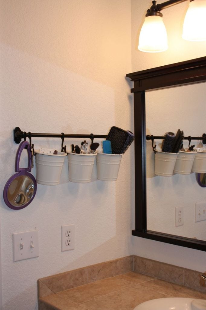 craft idea for hanging supplies
