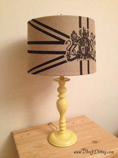 Thrifted Lamp Makeover - AFTER