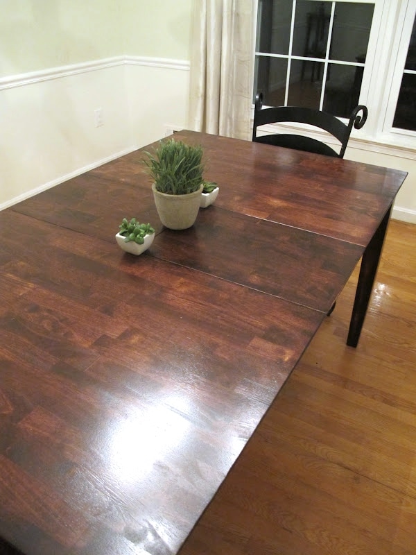 Dining Room Table Strip and Stain