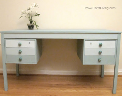 BEFORE and AFTER: The Makeover of a “Dumpster Desk”