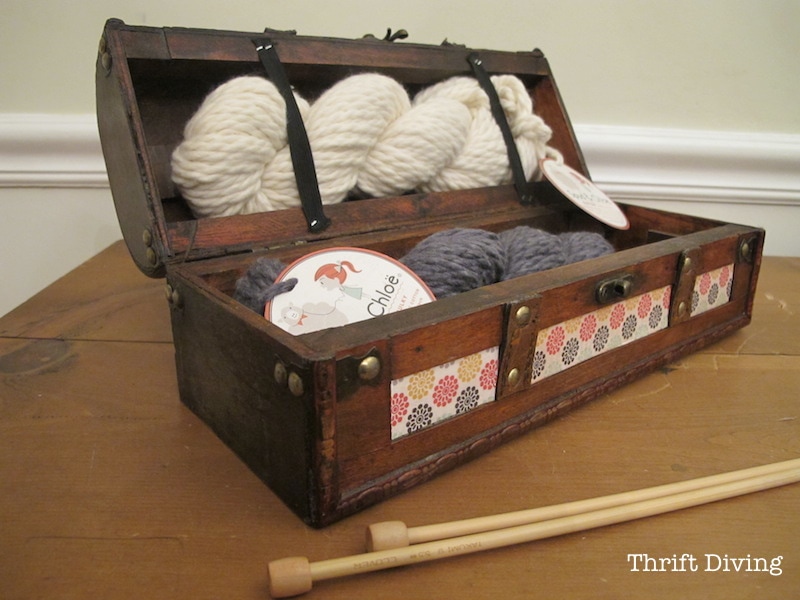 How to make a DIY knitting kit - Thrift Diving_6320