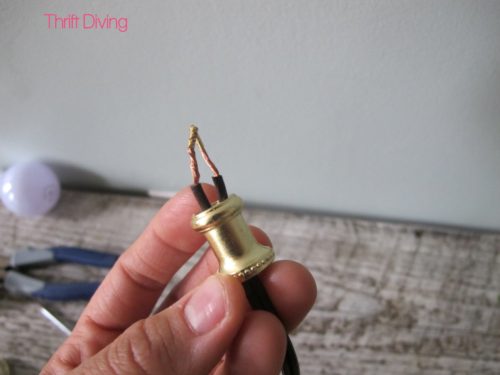Thrift Diving How to Make a DIY Pendant Lamp