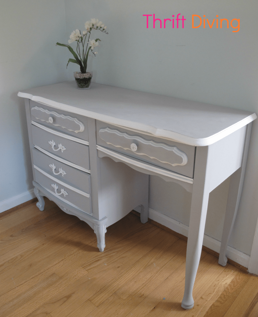 3_Thrift Diving French Provincial Desk