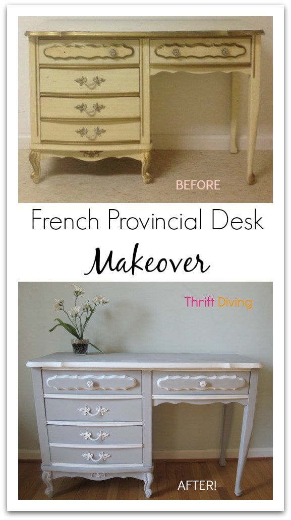 How To Paint Your Old French Provincial Furniture