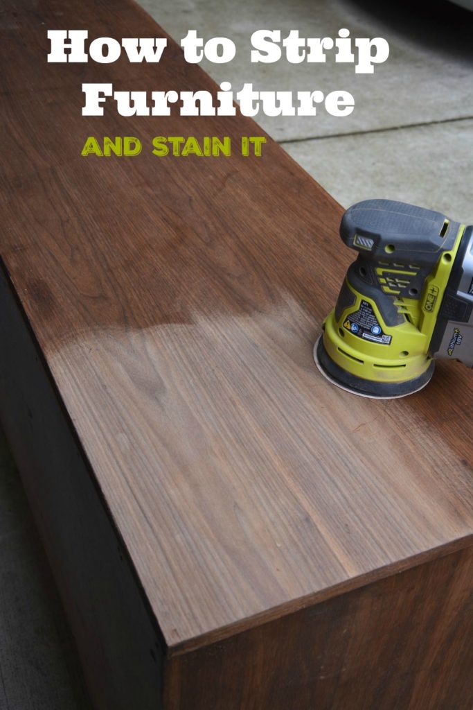 How To Strip Furniture Everything You, How To Sand Furniture For Staining
