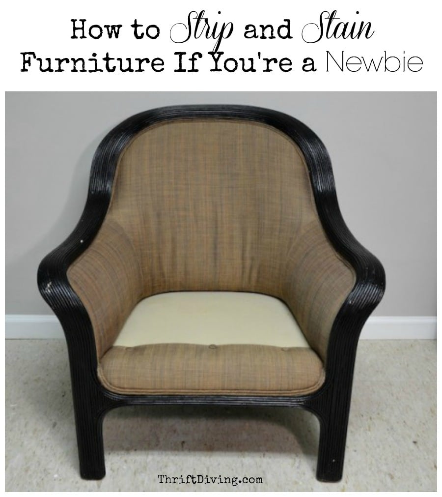 How to Strip Furniture and Stain Wood - Everything You Wanted to Know If You're a Newbie - Thrift Diving 