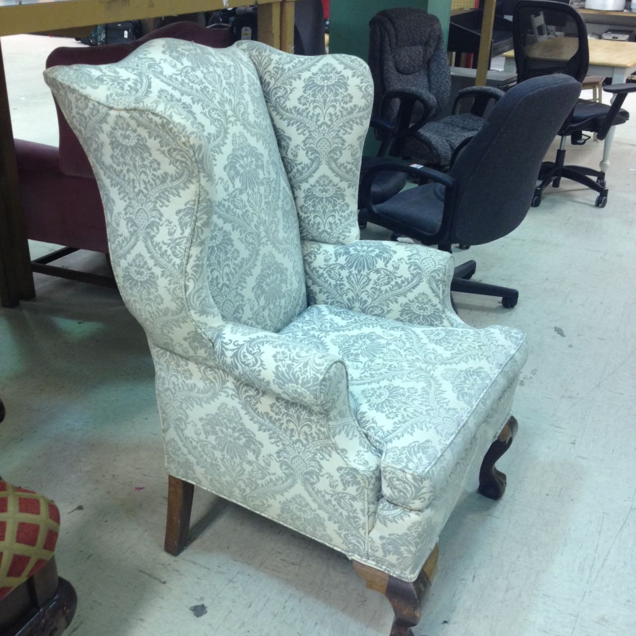 How To Reupholster A Wingback Chair, How Much Does It Cost To Recover A Wingback Chair Uk