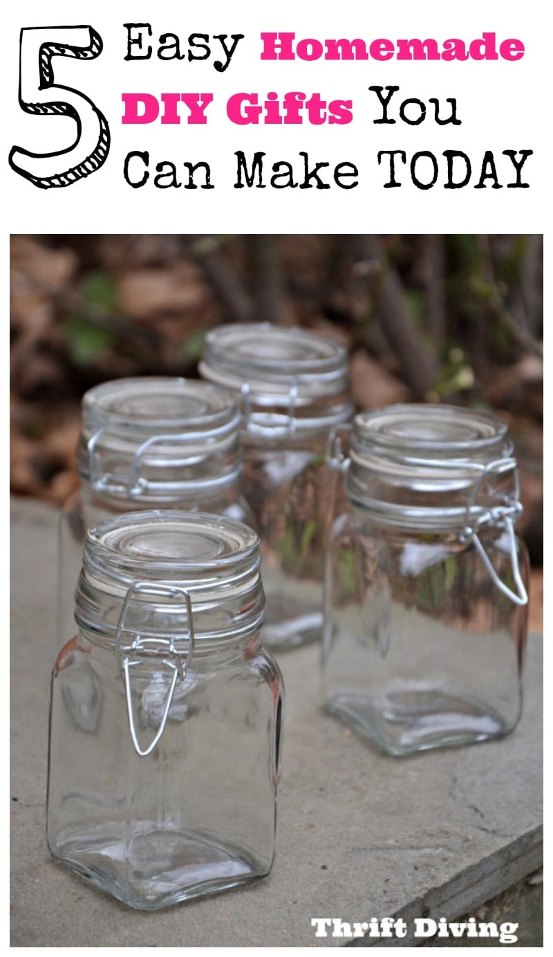 5 Mason Jar Gift Ideas You Can Make Yourself