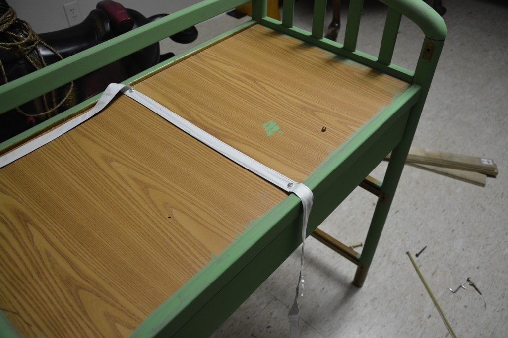 Repurposed changing table: Reinforce the top of the changing table with plywood to make a desk top. - Thrift Diving