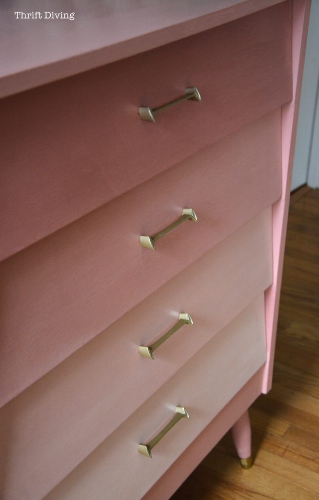 Pink Ombre Mod Dresser Thrift Diving_7235