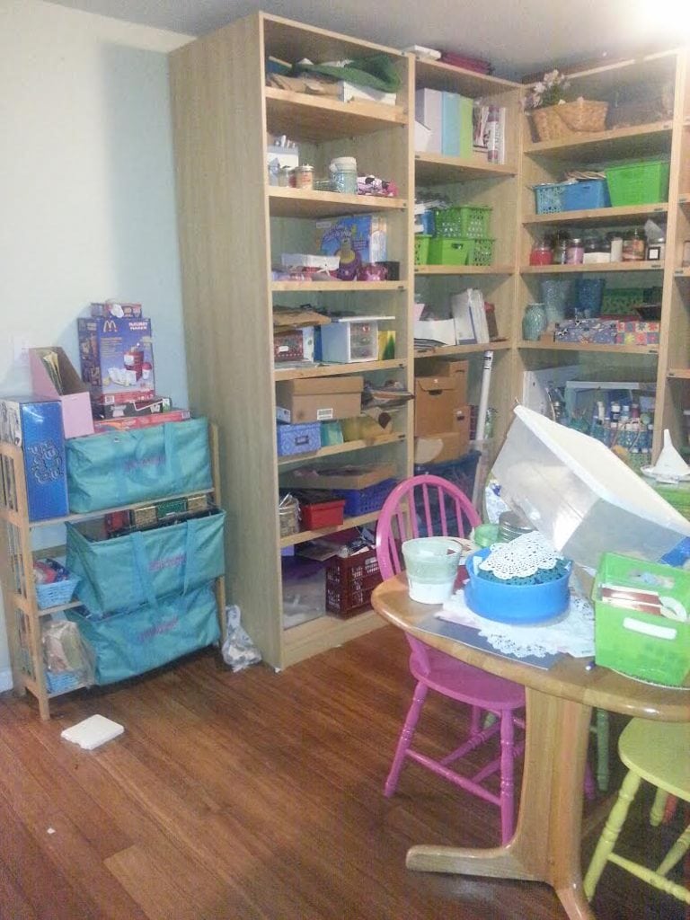 This craft room is getting paint!