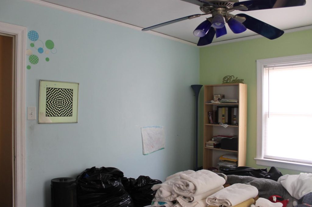 This used to be her daughter's old room.