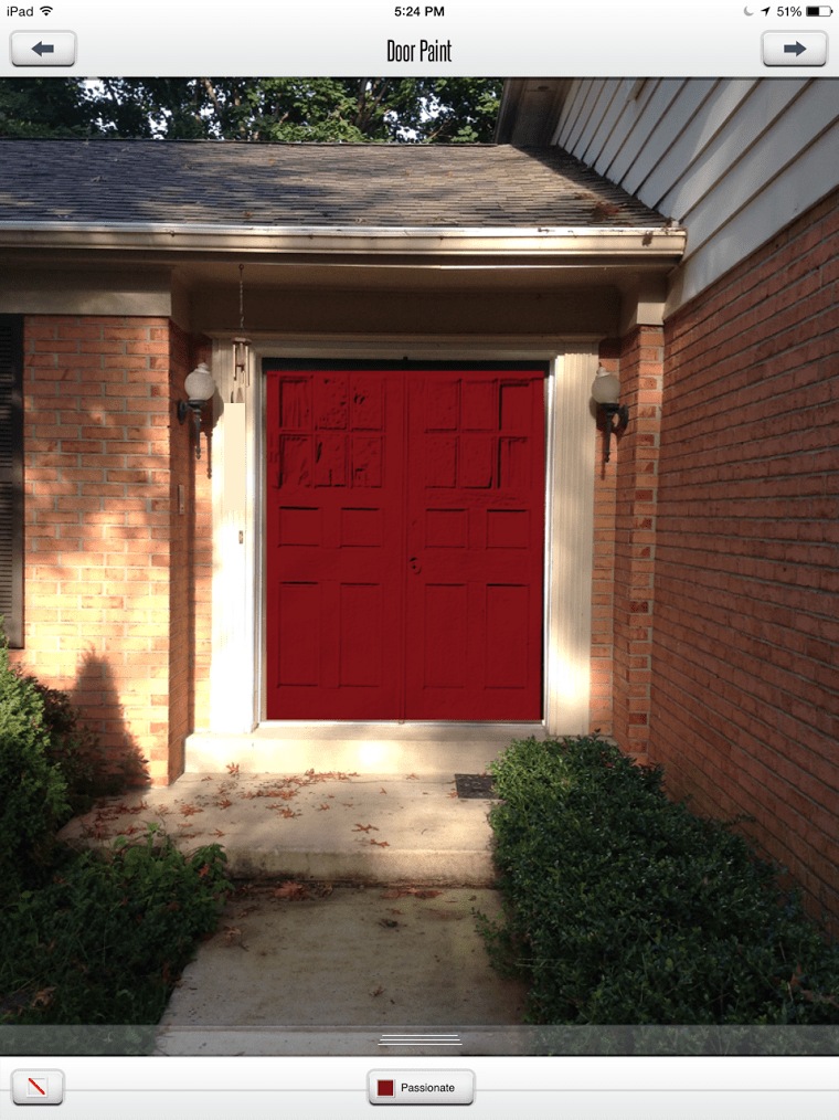 Plan out your front door painting project