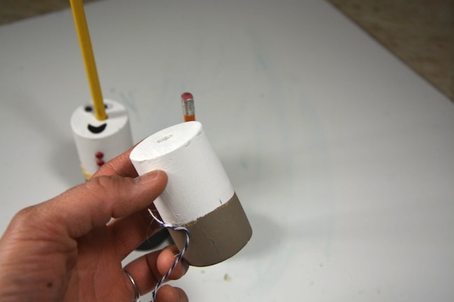 How-to-make-a-snowman-pencil-holder-from-scrap-wood-Thrift-Diving-Blog-8
