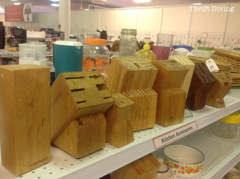 Repurposed Knife Block Ideas: Make a DIY Crayon Holder From an Old Knife Block - Thrift Diving