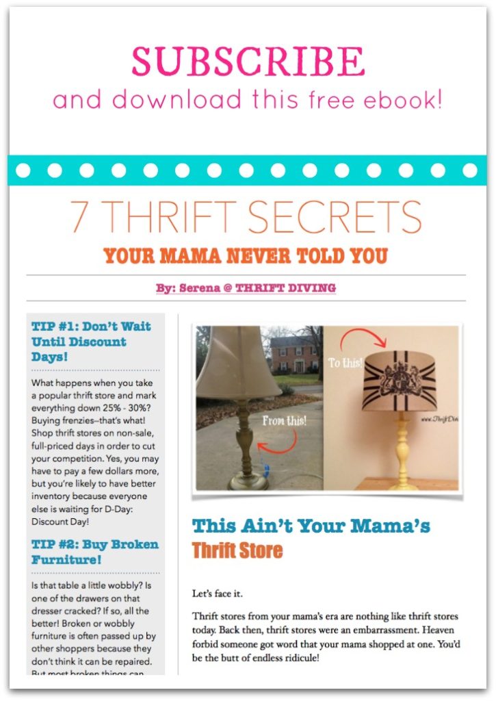 Subscribe to Thrift Diving to download this free ebook