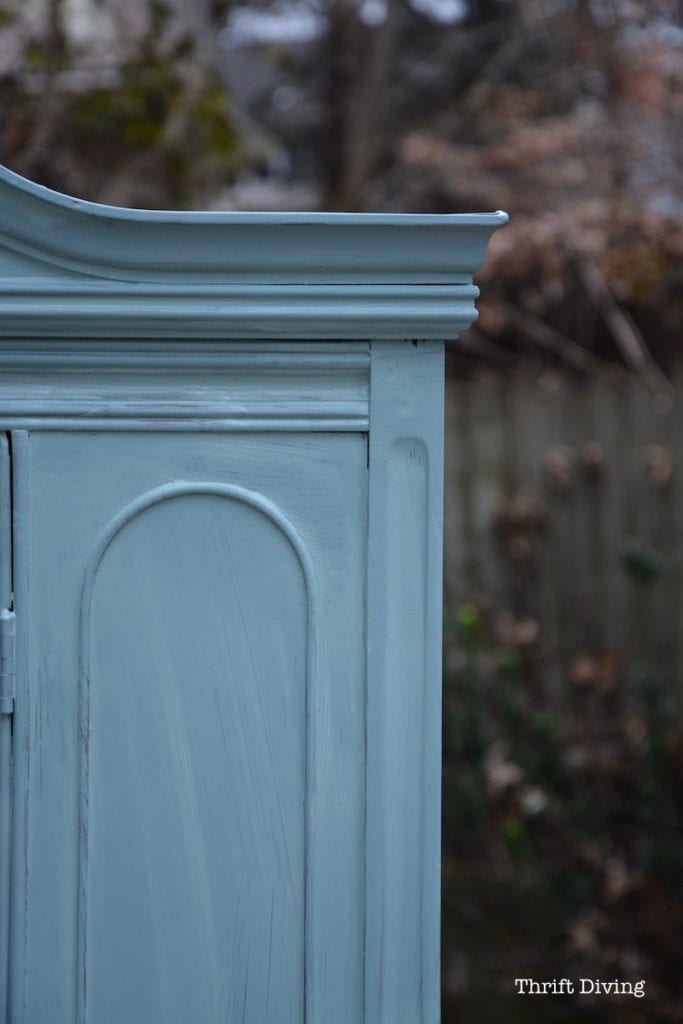 Before After My Painted China Cabinet Makeover