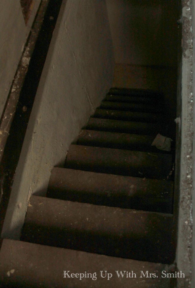 Leilani's Laundry - dark-cellar-stairs