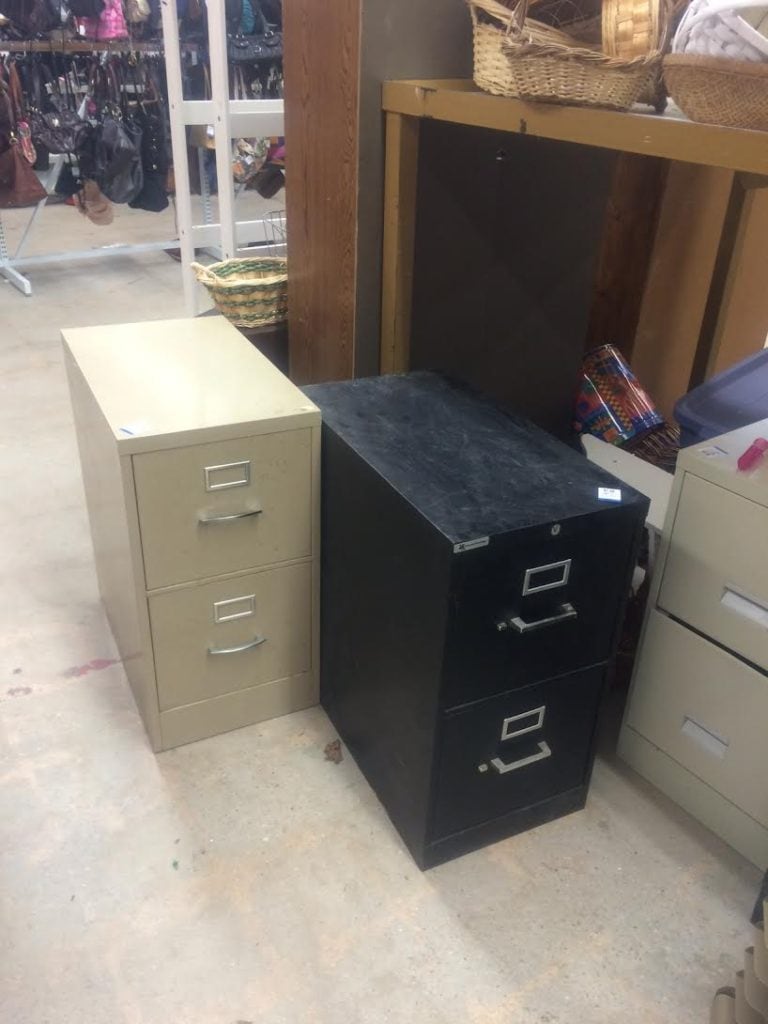 Filing Cabinets at the thrift store