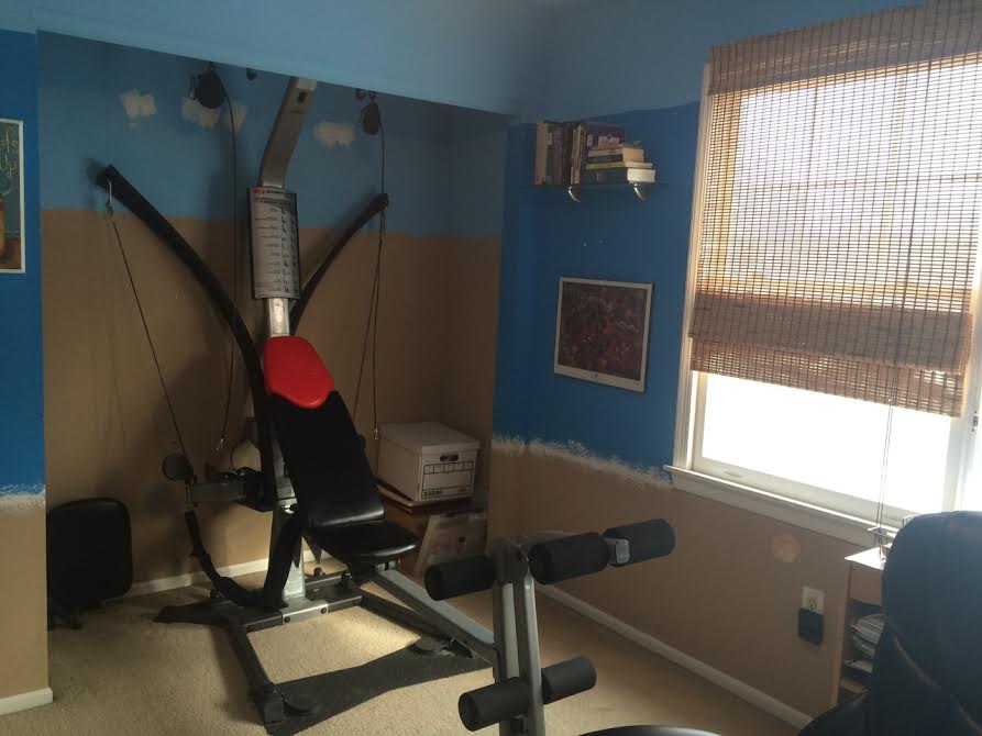 Gina's Home Office Gym AFTER 2
