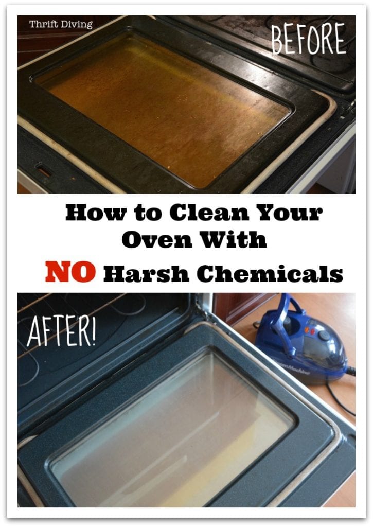 How to Clean Your Oven with NO Harsh Chemicals - Thrift Diving Blog