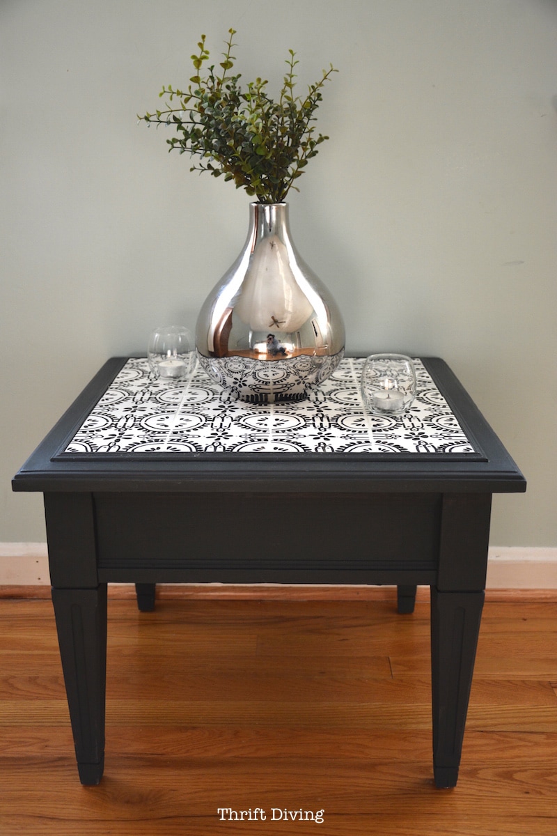 How To Tile A Table Top With Your Own Ceramic Tiles