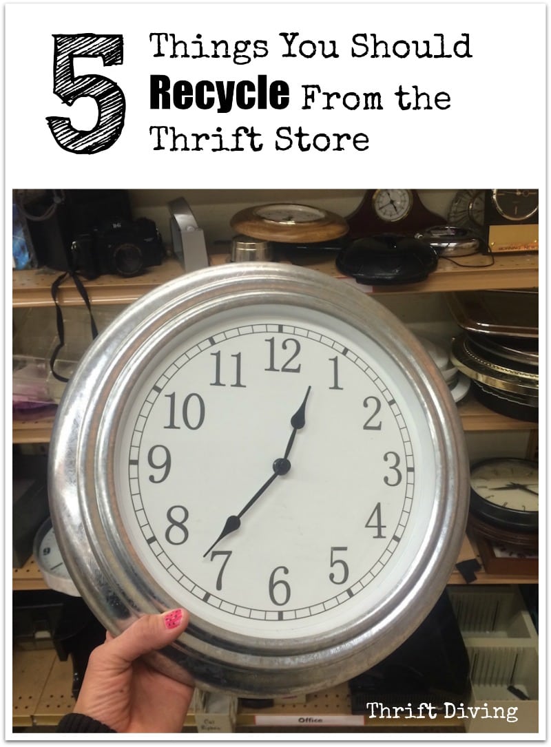 5 things you should recycle from the thrift store - Thrift Diving