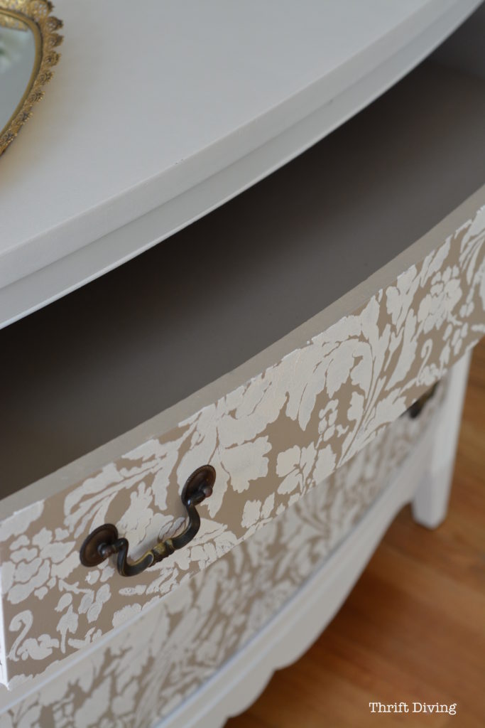 How to Paint a Dresser - No sanding or priming - Thrift Diving blog3819