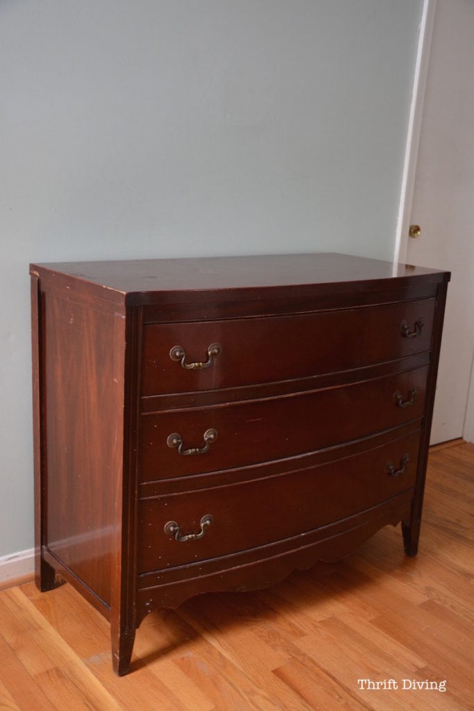 How To Paint A Dresser In 10 Easy Steps, Painting A Cherry Wood Dresser White