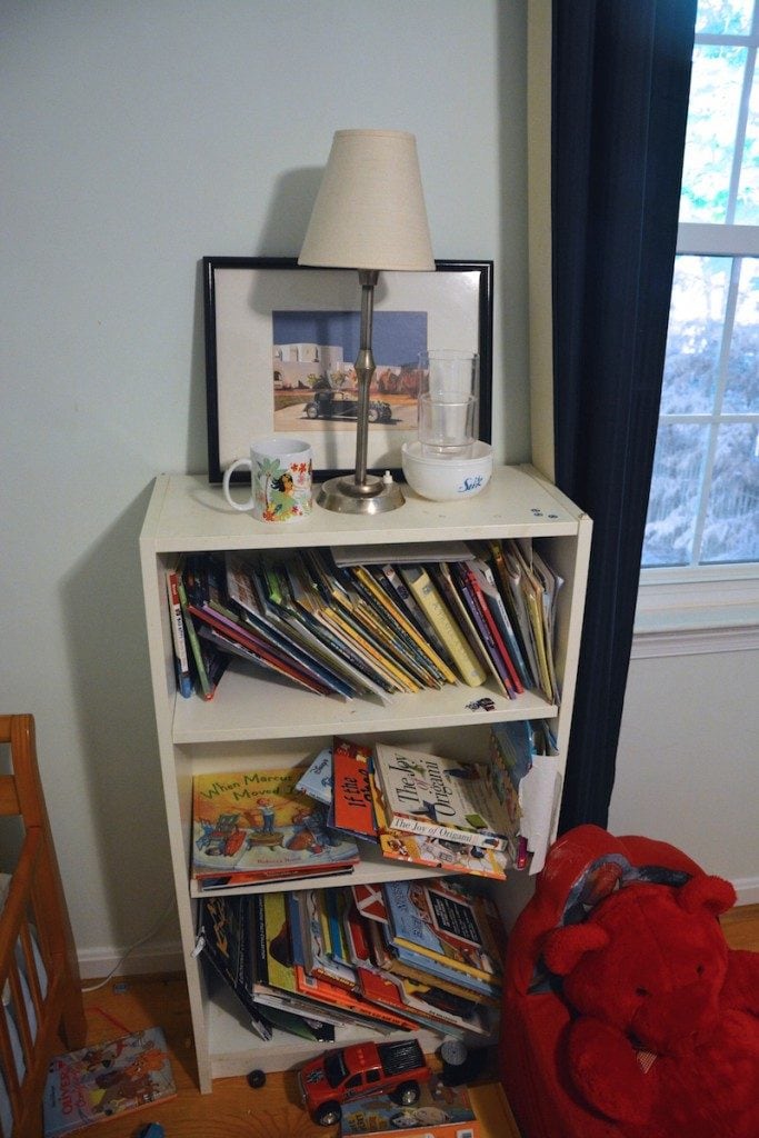 Billy Bookcase before - had this bookcase since my oldest was a baby