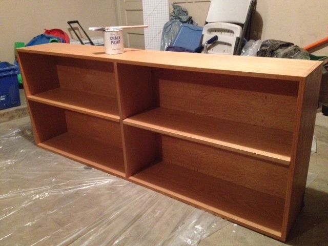 Bookcase Before