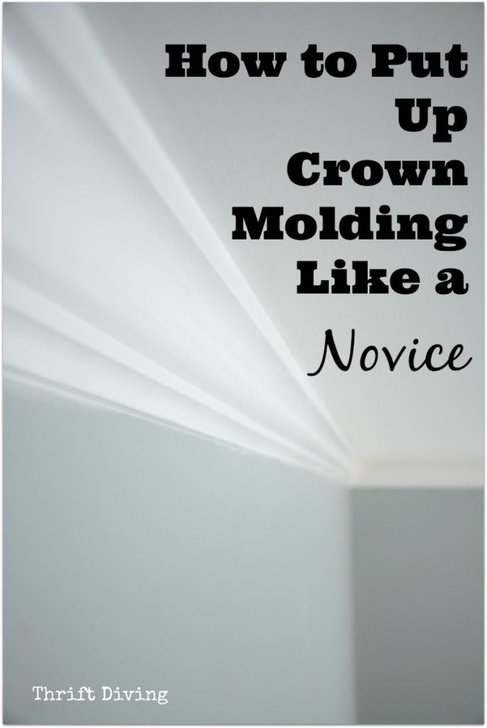 How to Put Up Crown Molding Like a Novice. Who says home improvement has to be perfect