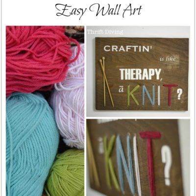 How to Make Yarn Wall Art For Your Home: Easy Wall Art Ideas