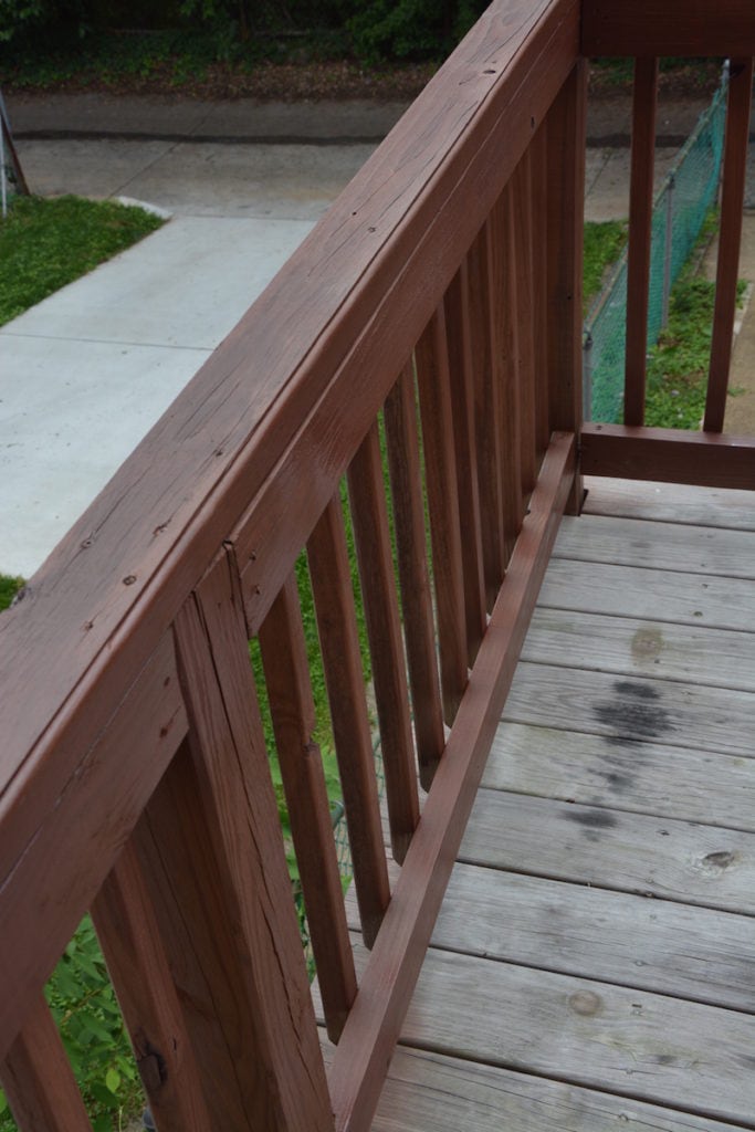 Deck Staining Tips - Deck with two coats of stain - AFTER - Thrift Diving