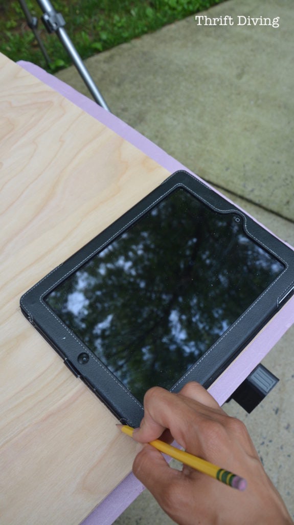 How To Make A Diy Tablet Holder For Your Wall
