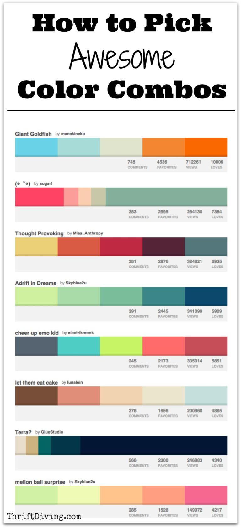 How to Pick Awesome Color Combos