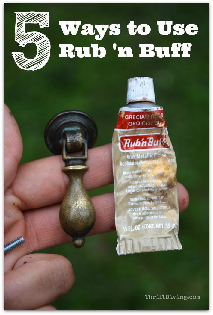 5 Ways To Use Rub n' Buff - Thrift Diving Blog