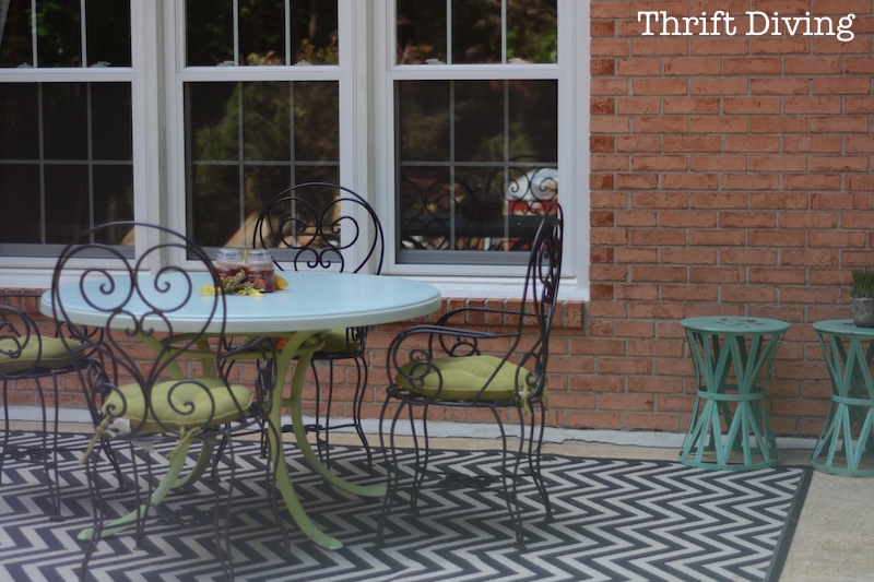 BEFORE & AFTER: A Pretty Patio Makeover