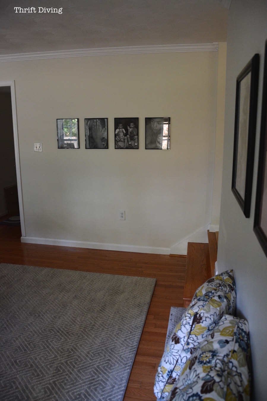 Cozy Family Room Makeover - Thrift Diving Blog - 8669