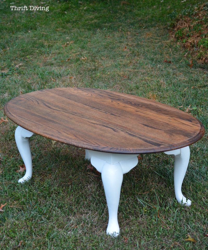My 5 00 Thrifted Coffee Table Makeover, How To Redo My Coffee Table