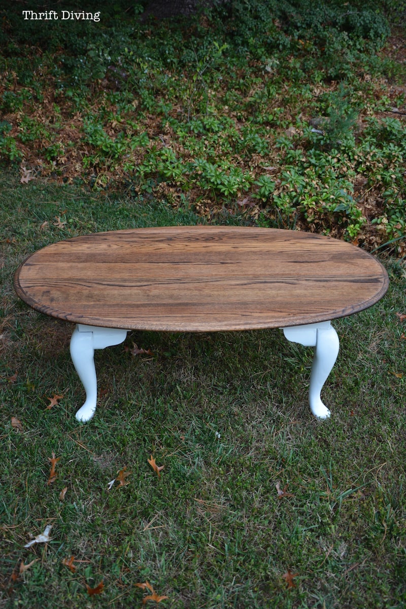 Thrifted Coffee Table Makeover - Thrift Diving Blog (20)