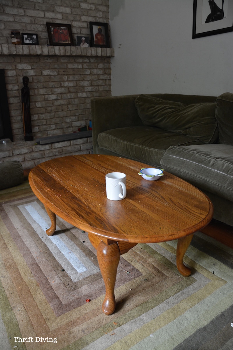 Thrifted Coffee Table Makeover - Thrift Diving Blog (22)