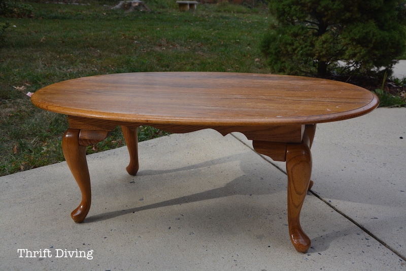 Thrifted Coffee Table Makeover - Thrift Diving Blog (24)
