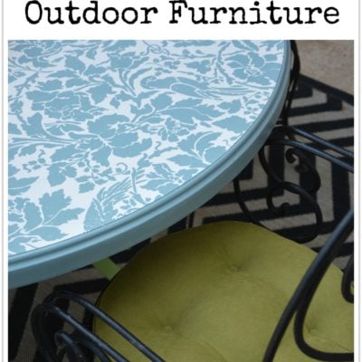 How to Paint Outdoor Furniture