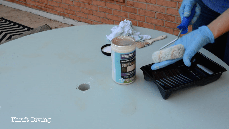 How to Paint Outdoor Furniture with RECLAIM Beyond Paint - Review 5