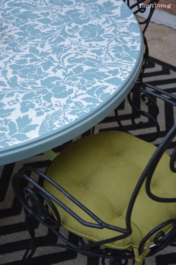 How to Paint Outdoor Furniture Thrift Diving Blog