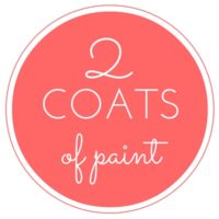 2 coats of paint