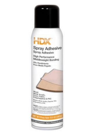 HDX spray adhesive