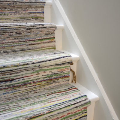BEFORE & AFTER: DIY Painted Stairs Makeover